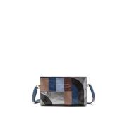 LILLE EKSOISK INTARSIA CROSSBODY TASKE