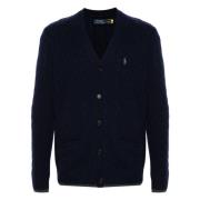 Uld Kashmir Cardigan Knaplukning