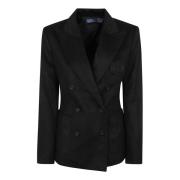 Sort Uld Blazer Elegant Allround Stil