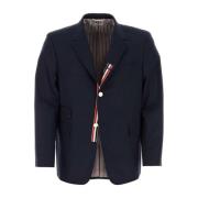 Marineblå Jersey Blazer