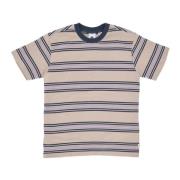 Stribet Crew Neck Tee Oxford Tan