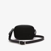 Minimalistisk Cross Body Taske med Krokodille Metal Accent