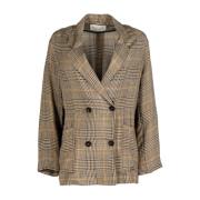 Shepherd’s Check Dobbeltbrystet Blazer