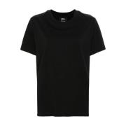 Sort Broderet T-shirt og Polo