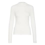 Stilfuld Jerseybluse med detaljer