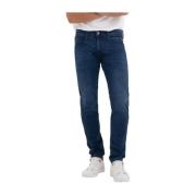 Slim Fit Bomuld Bland Jeans