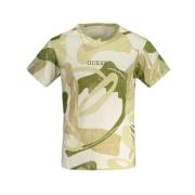 Beige Bomuld T-shirt