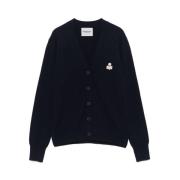 Midnight Blue Button-Up Sweater