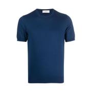 Prussian Blue Bomuld T-shirt