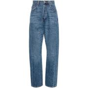 Indigo Blå Denim Jeans