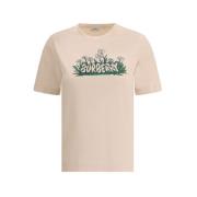 Monogram Print Bomuld T-Shirt