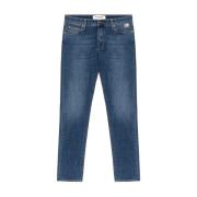 Slim Fit Denim Jeans med Medium Vask