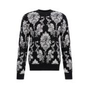 Broccato Print Sweater