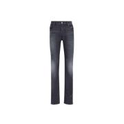 Slangebroderede Slim-Fit Jeans