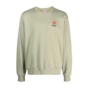 Sage Green Crew-Neck Sweatshirt