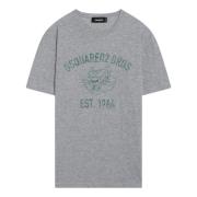 Kortærmet rund hals T-shirt