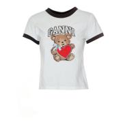 Jersey Bear T-shirt med rund hals