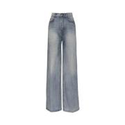 Briny Blue Wide Straight Jeans