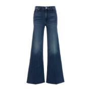 Twister Sneak Fray Wide-Leg Jeans