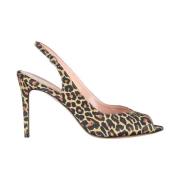 Leopard Print High Heel Sandal