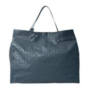 Geometrisk Flise Tote Taske