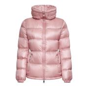 Douro Pink Quilted Nylon Dunjakke