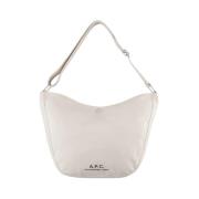 Beige Vandafvisende Messenger Taske