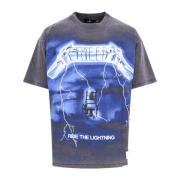 Metallica Print Bomuld Hamp T-Shirt