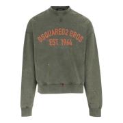 Logo Bomuld Sweatshirt Crew Neck