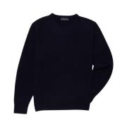 Uld og Cashmere Crew-Neck Sweater