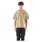 Retro Community Tee i Beige