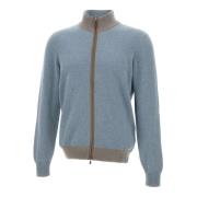 Uld- og Cashmere-sweater, Lynlåslukning