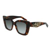 Dark Havana/Grey Shaded Sunglasses SF1023S