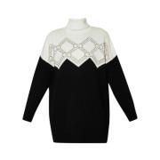 Sweater med Rhinestones