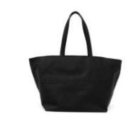 Sort Punch Tote Taske