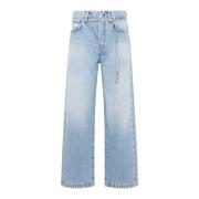 Blå Loose Fit Jeans