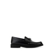 Sort læder loafers