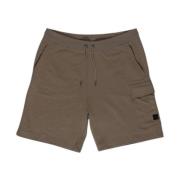 Beige Bomuld Bermuda Shorts