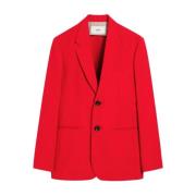 Rød Americana Blazer Jakke