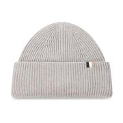 Stribet Signatur Beanie