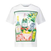 Bomuld Print T-Shirt