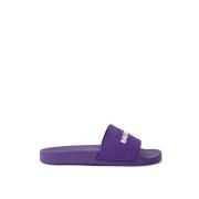 Hvide 3D Gummipoolside Sandaler