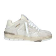 Fluffy Beige Area Lo Sneakers