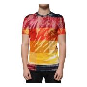 Multifarvet Tie Dye Logo T-shirt