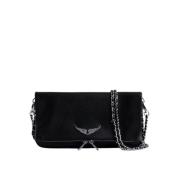 Ikonisk Rock Clutch Taske i Sort