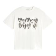 Hjerte Print Retro Tee