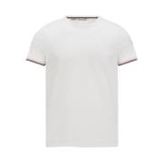 Tricolour-Trimmet T-shirt - Off White