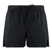 Nylon Shorts med Baglogo Patch