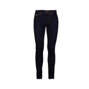 Ensfarvet Skinny Jeans