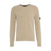 Beige Strikvarer Sweater SS25